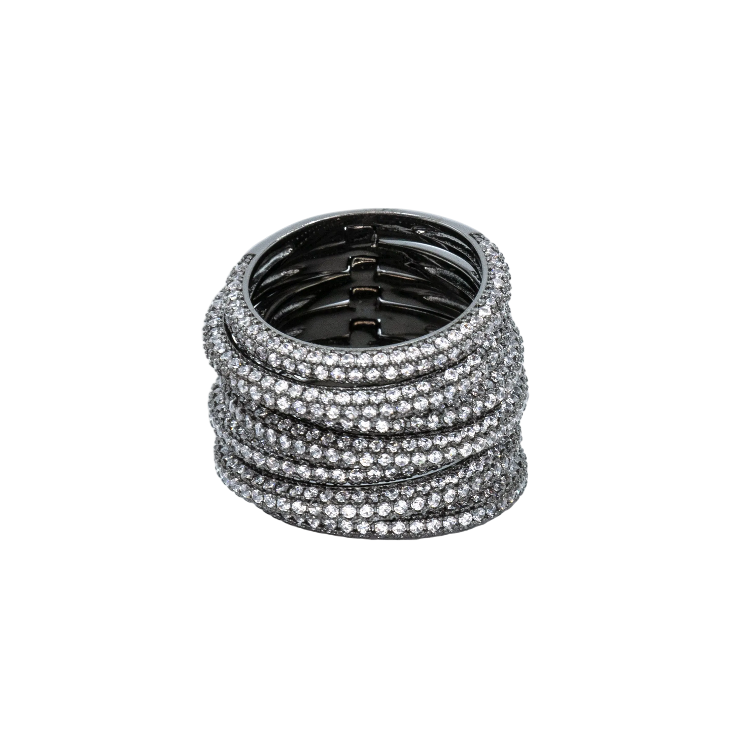 The Pavé Stack Black