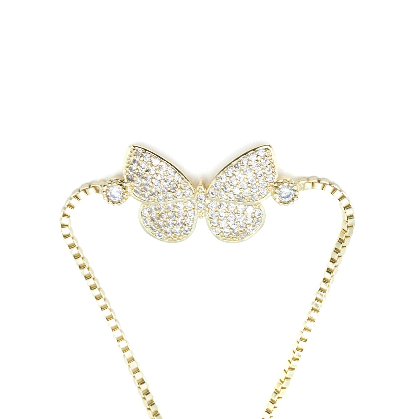 Pave Butterfly Bracelet Default Title