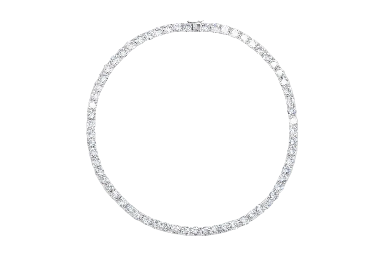 Round Tennis Necklace