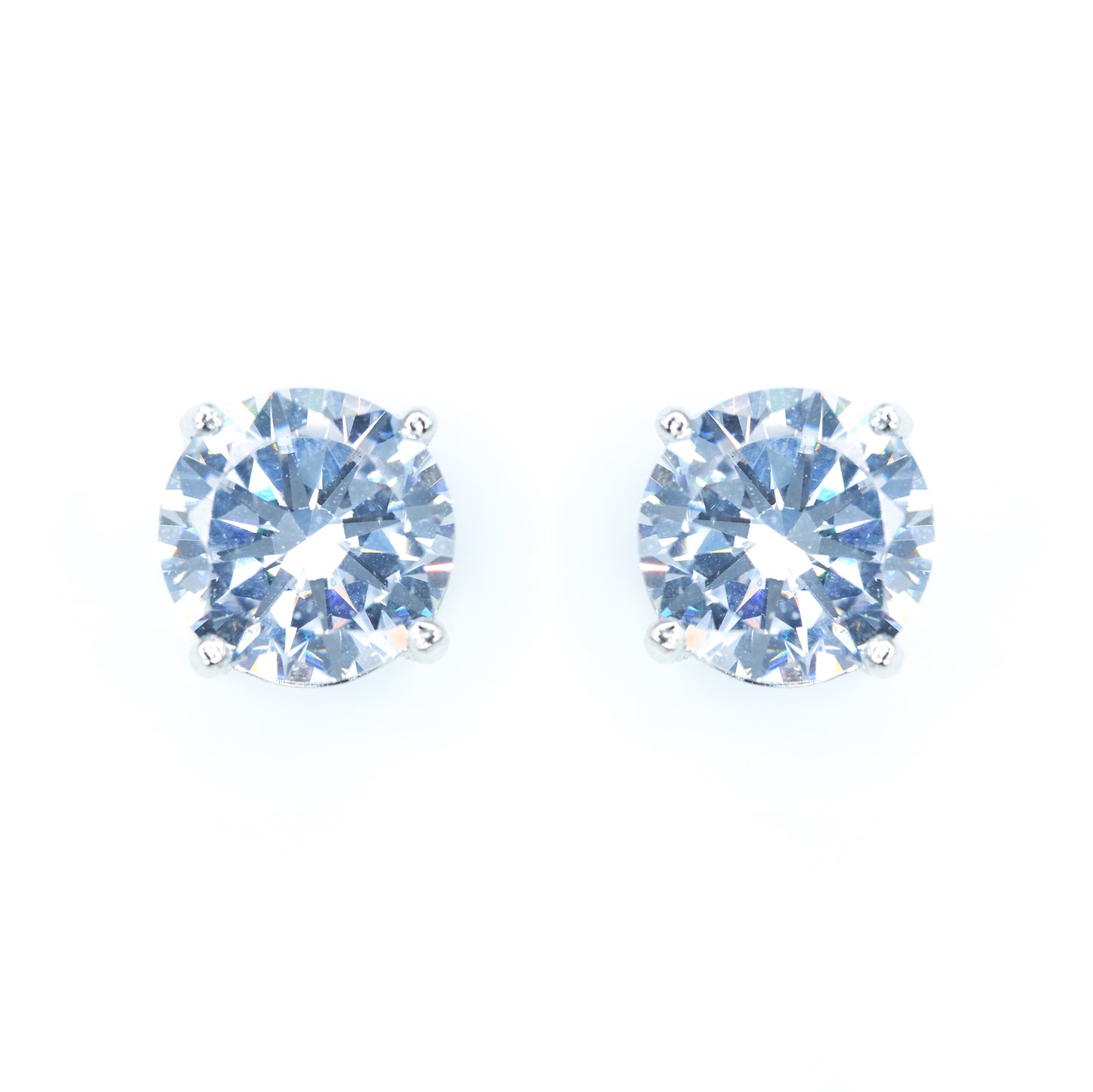 Classic Stud Earring Large White Gold Default Title
