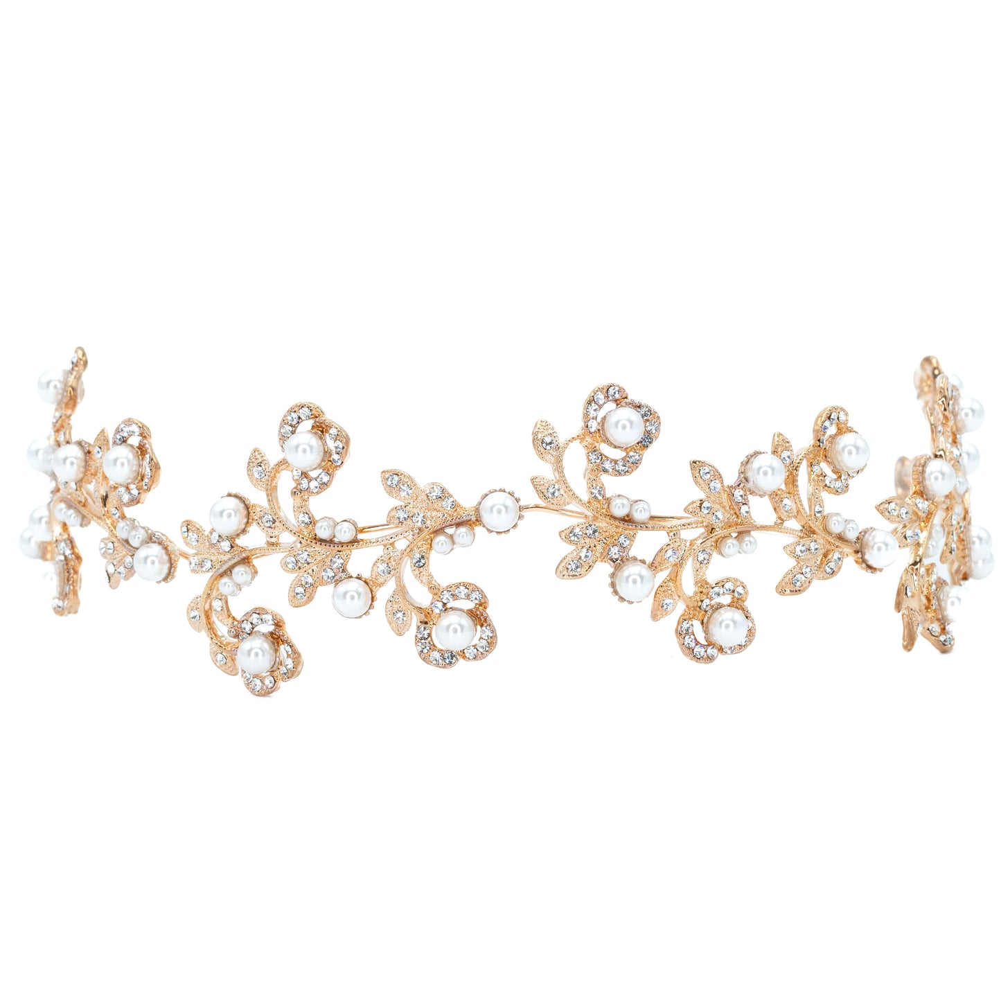 Pearl headband rhodium RG plated Default Title