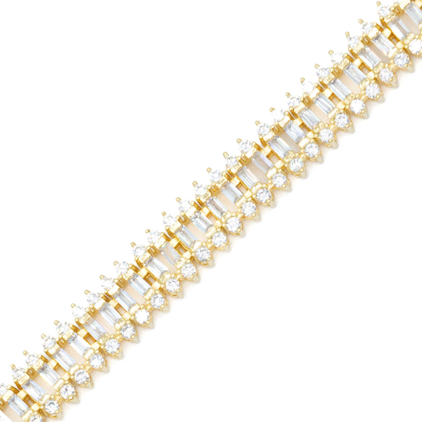 Baguette Tennis Bracelet Default Title