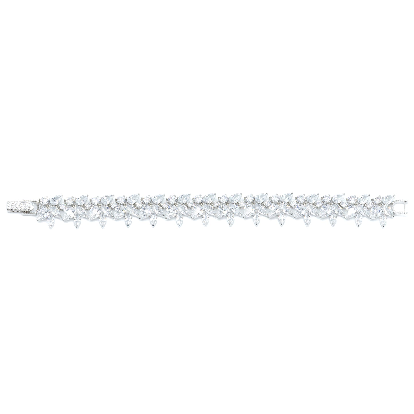 Marquee Cluster Tennis Bracelet Default Title