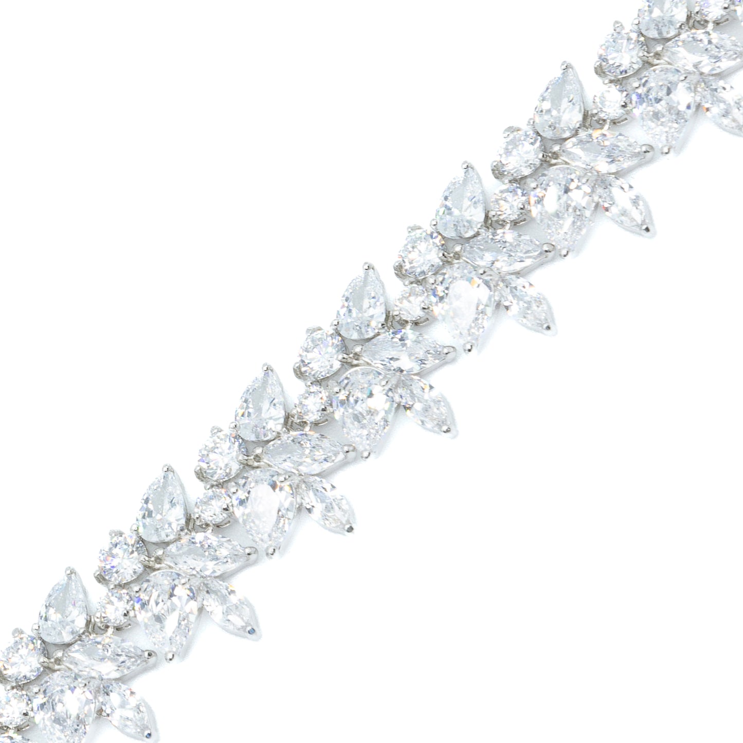 Marquee Cluster Tennis Bracelet Default Title