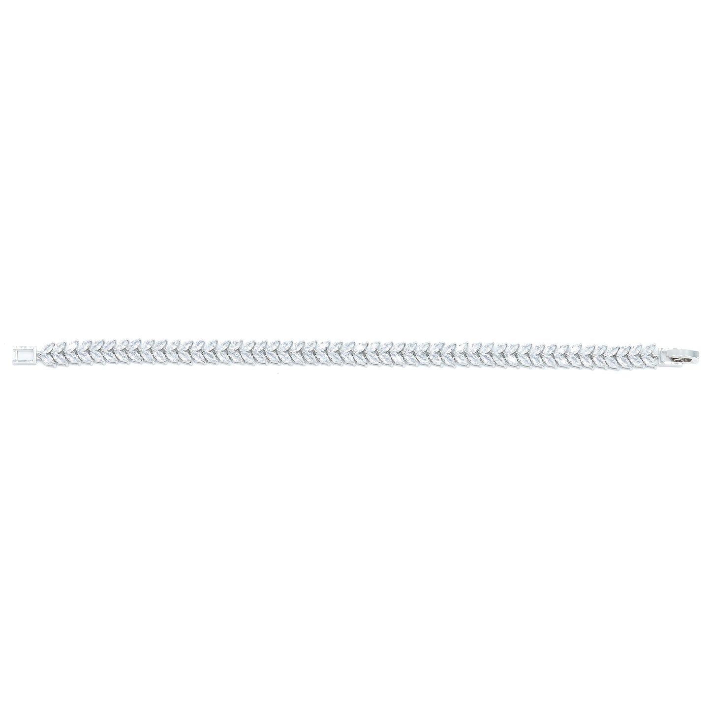 Marquee Leaf Tennis Bracelet Default Title