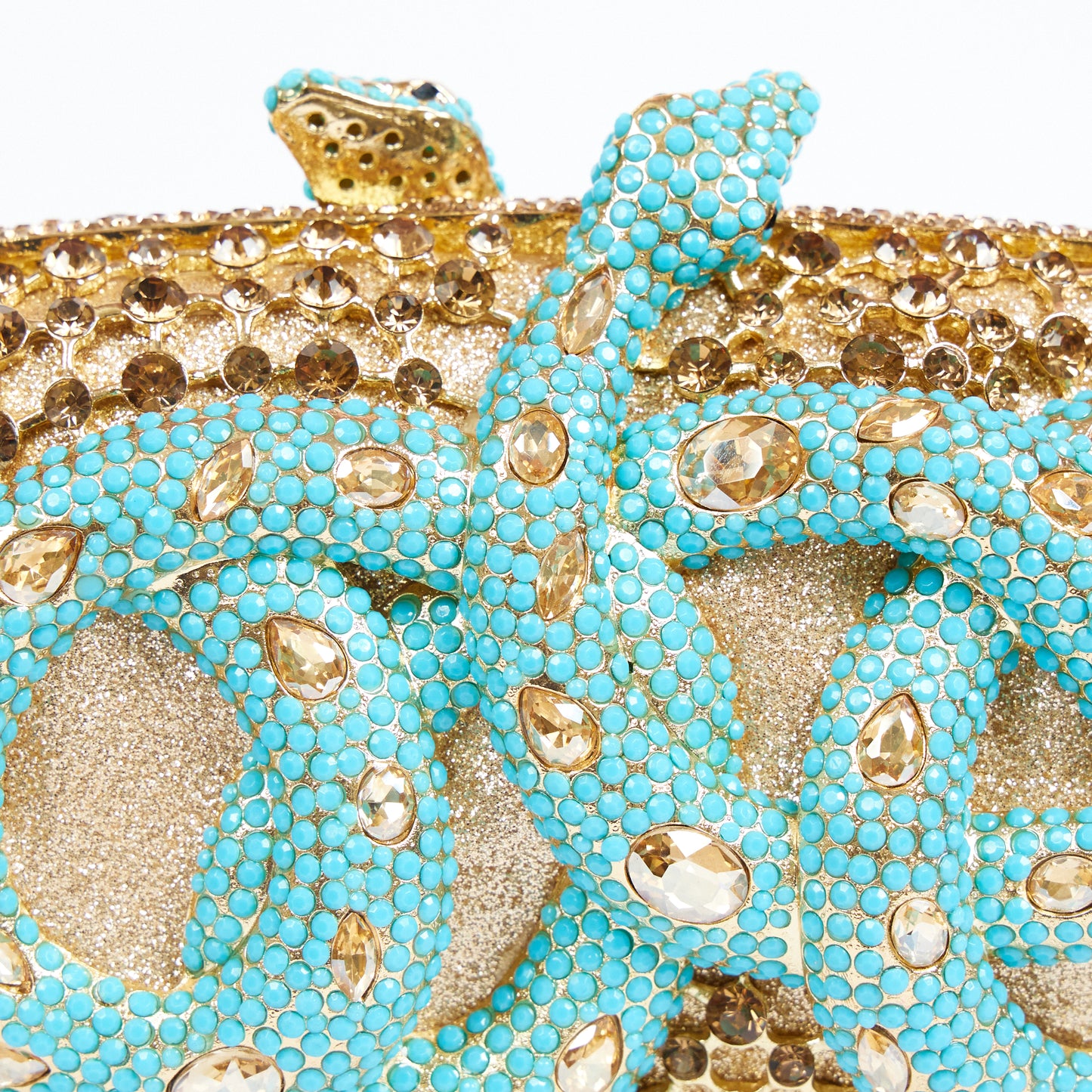 Turquoise Snake Clutch