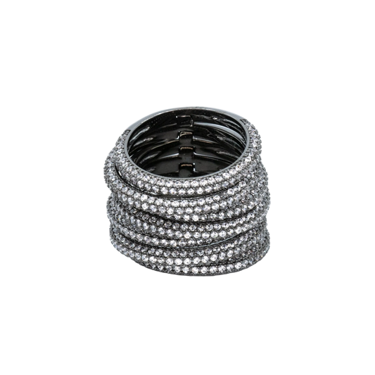 The Pavé Stack Black