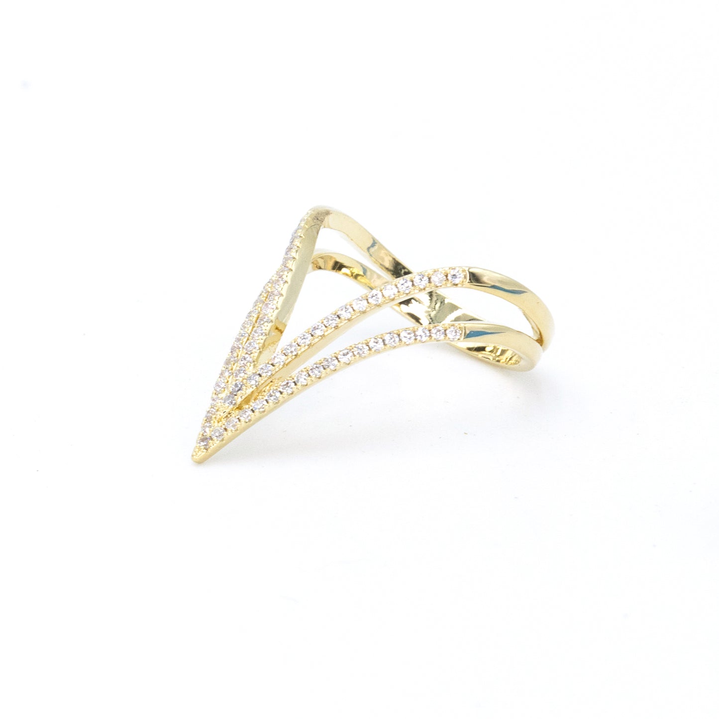 The Pave V Ring