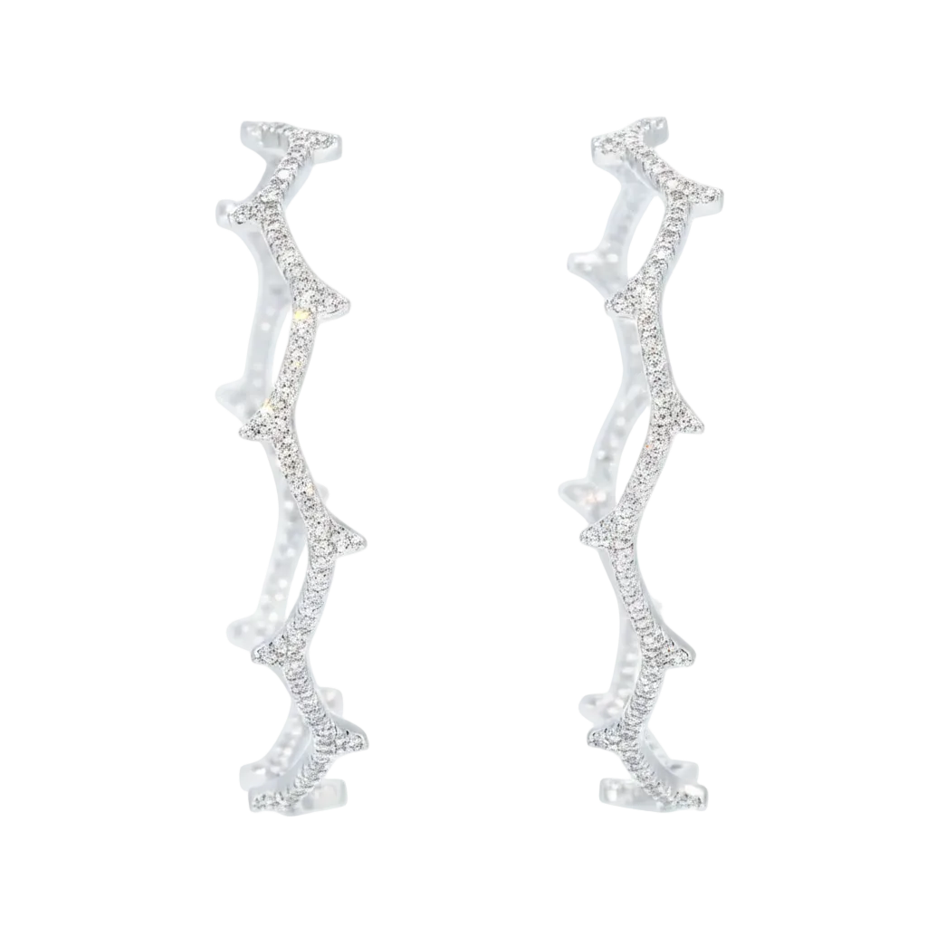 Forget Me Not | Hoop Earrings