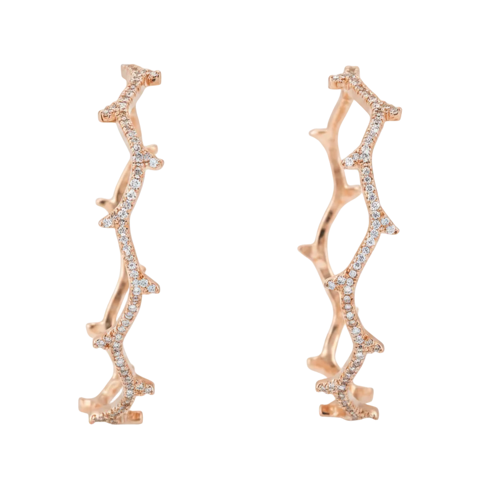 Forget Me Not | Hoop Earrings