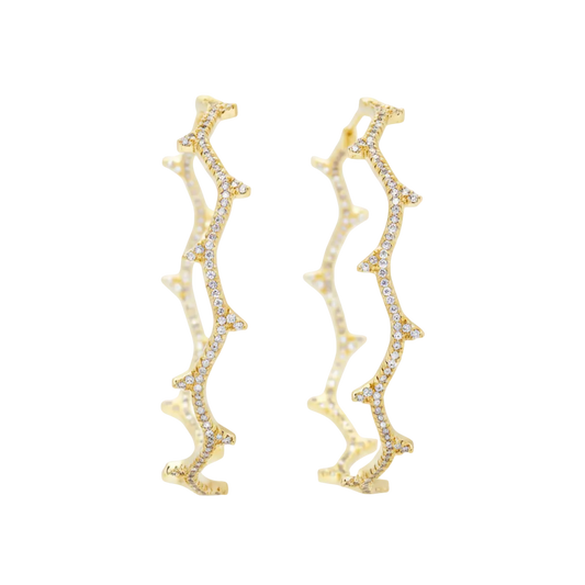 Forget Me Not | Hoop Earrings