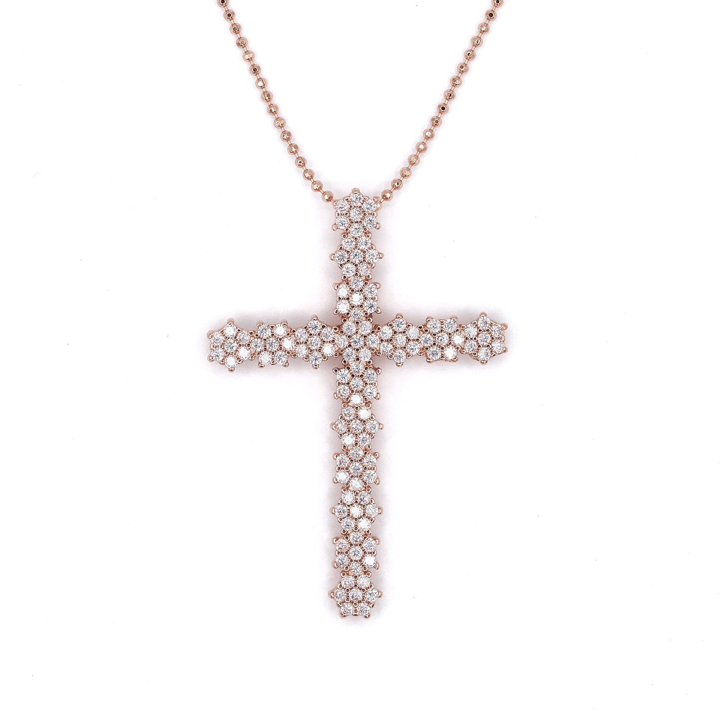 Pave Cross Necklace