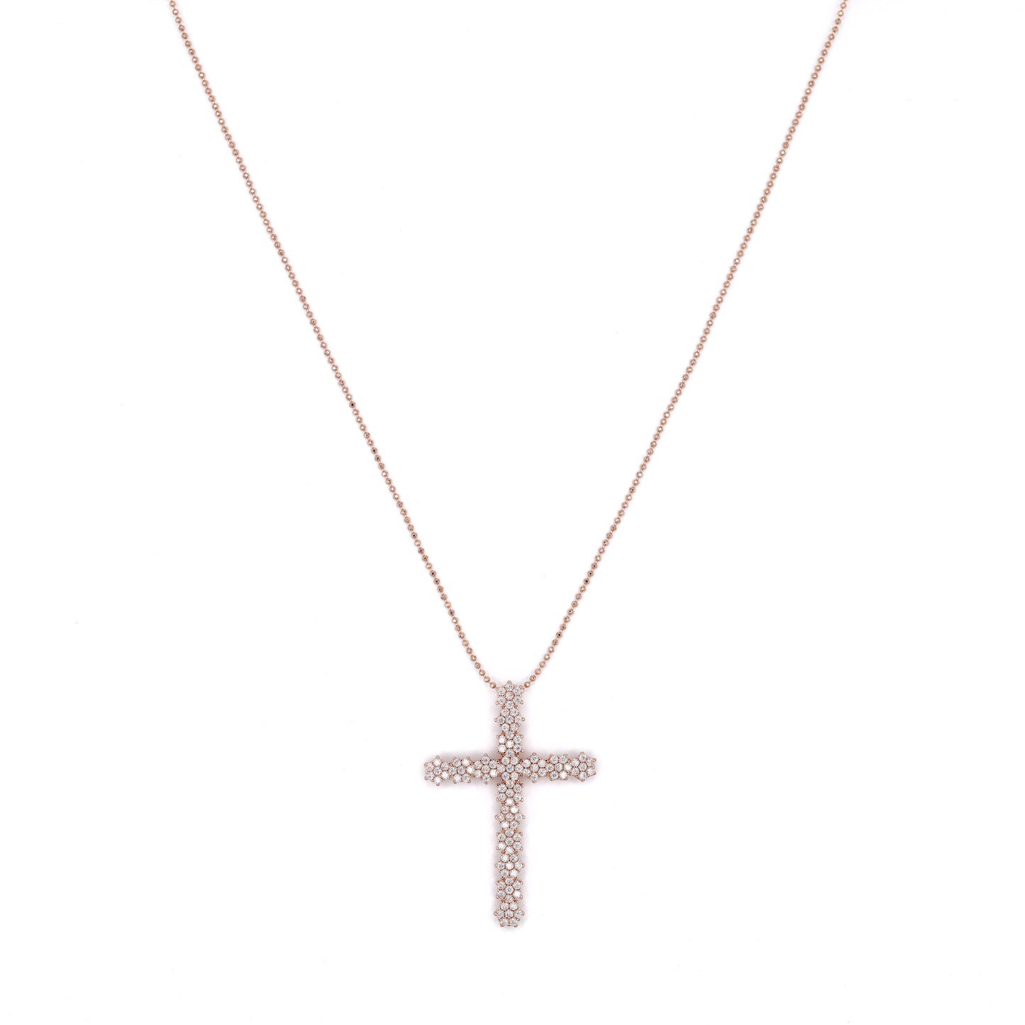 Pave Cross Necklace