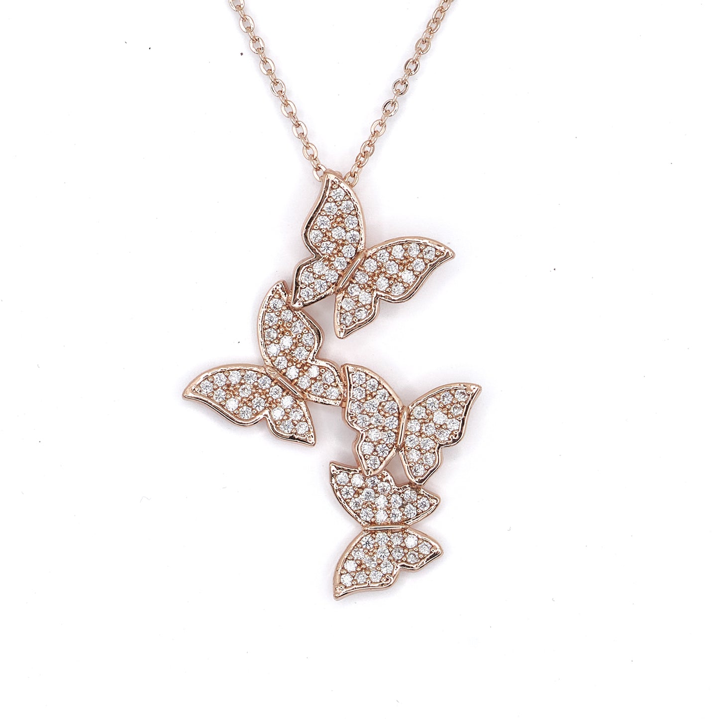 Butterfly Trio Necklace