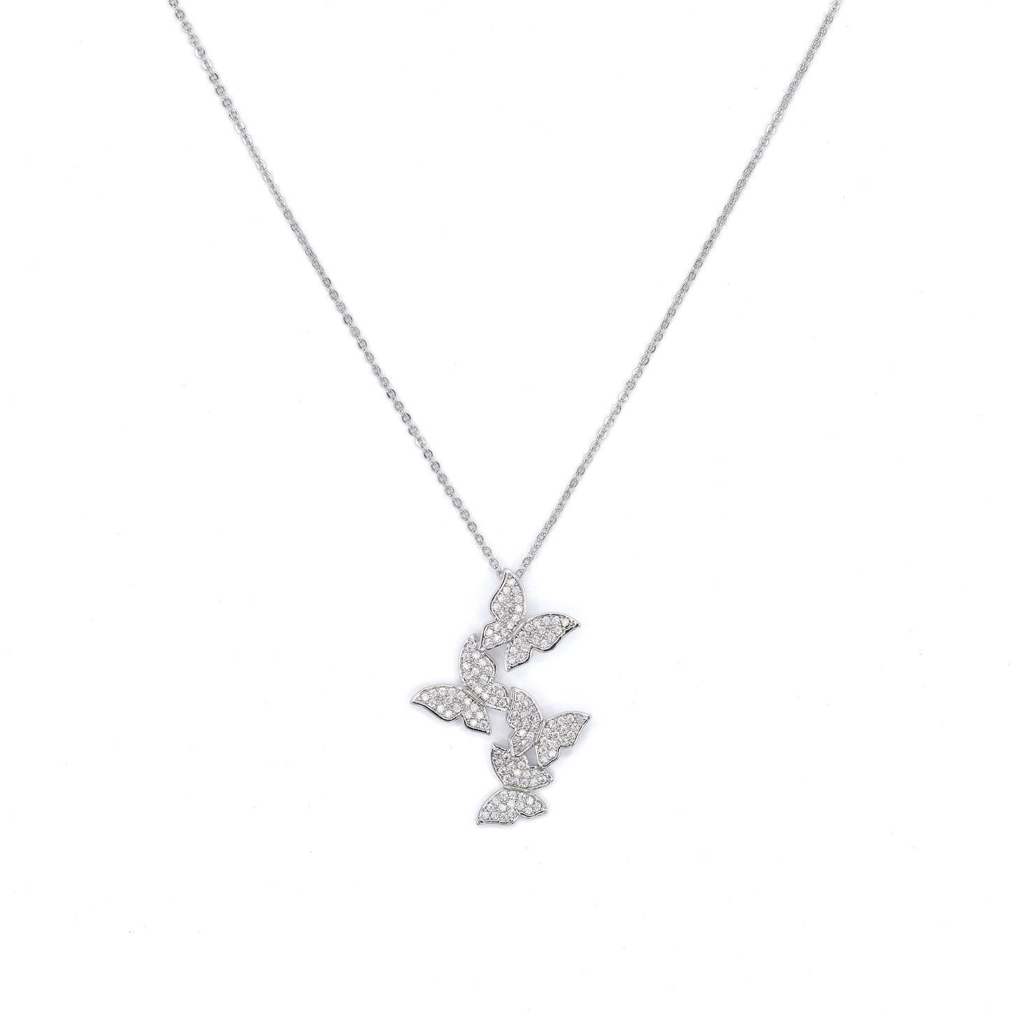 Butterfly Trio Necklace