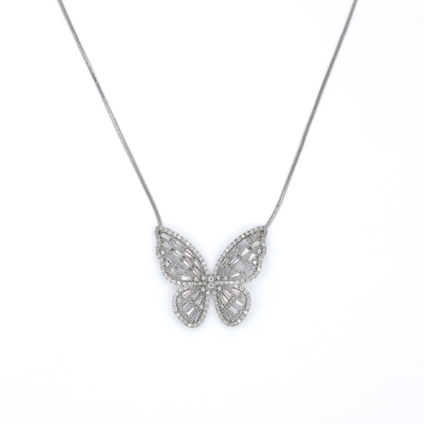 Mariah Butterfly Pendant Silver