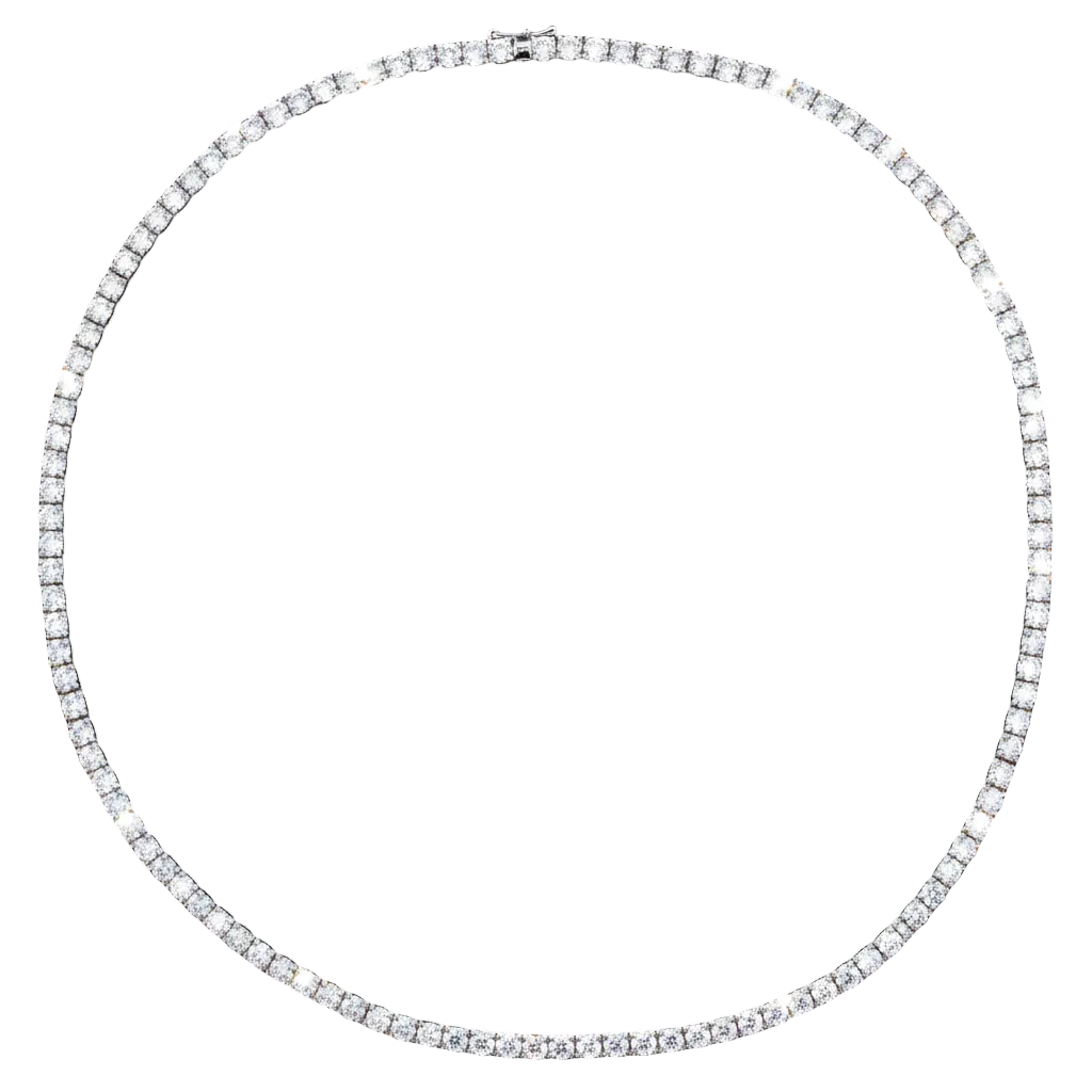 Silver Tennis 3MM Necklace