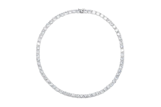 Round Tennis Necklace