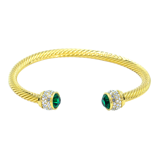 Emerald Stone Bangle