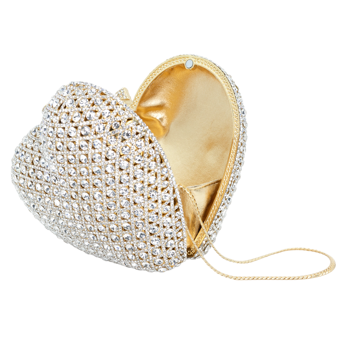 Golden Heart Clutch