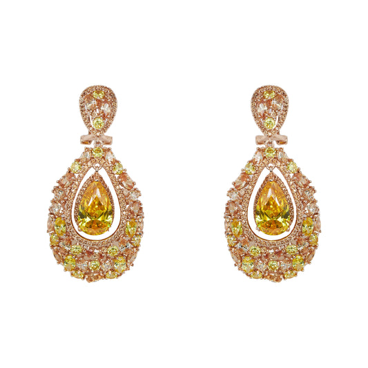 Citrine Covered Tear Drops