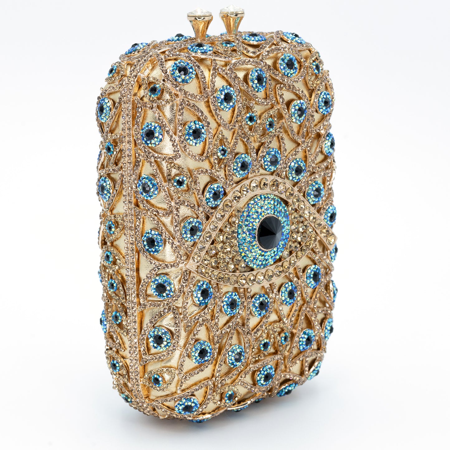 Gold Evil Eye Clutch