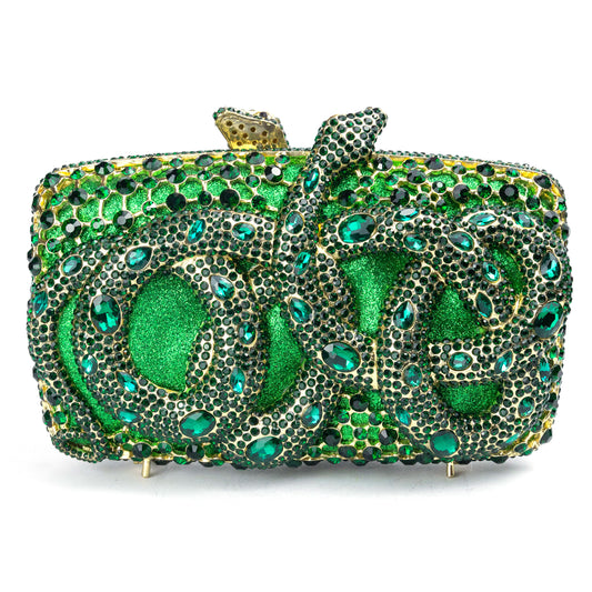 Emerald Snake Clutch