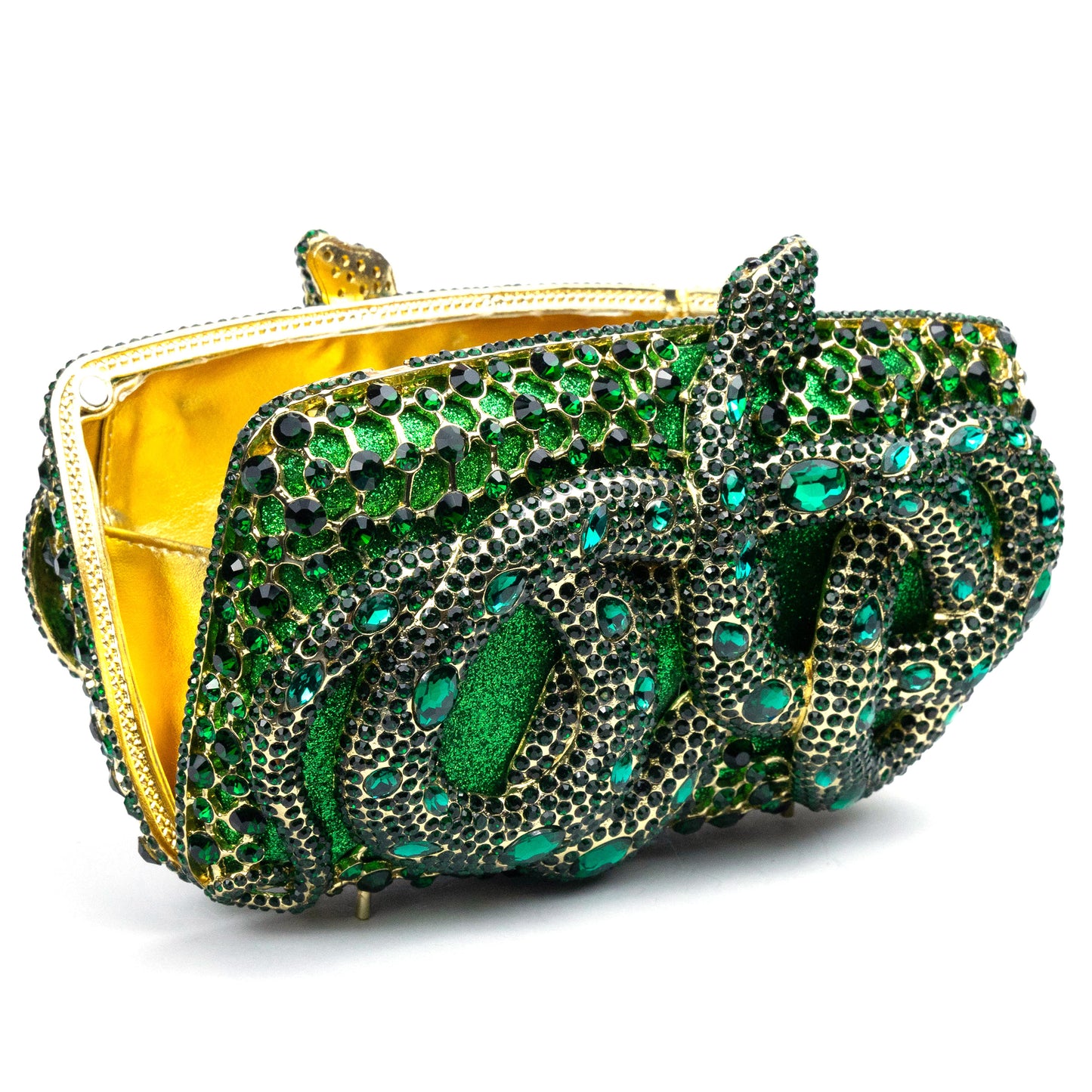 Emerald Snake Clutch